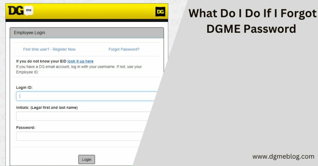 What Do I Do If I Forgot DGME Password?